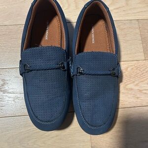 Crown Vintage Kids Navy Loafers